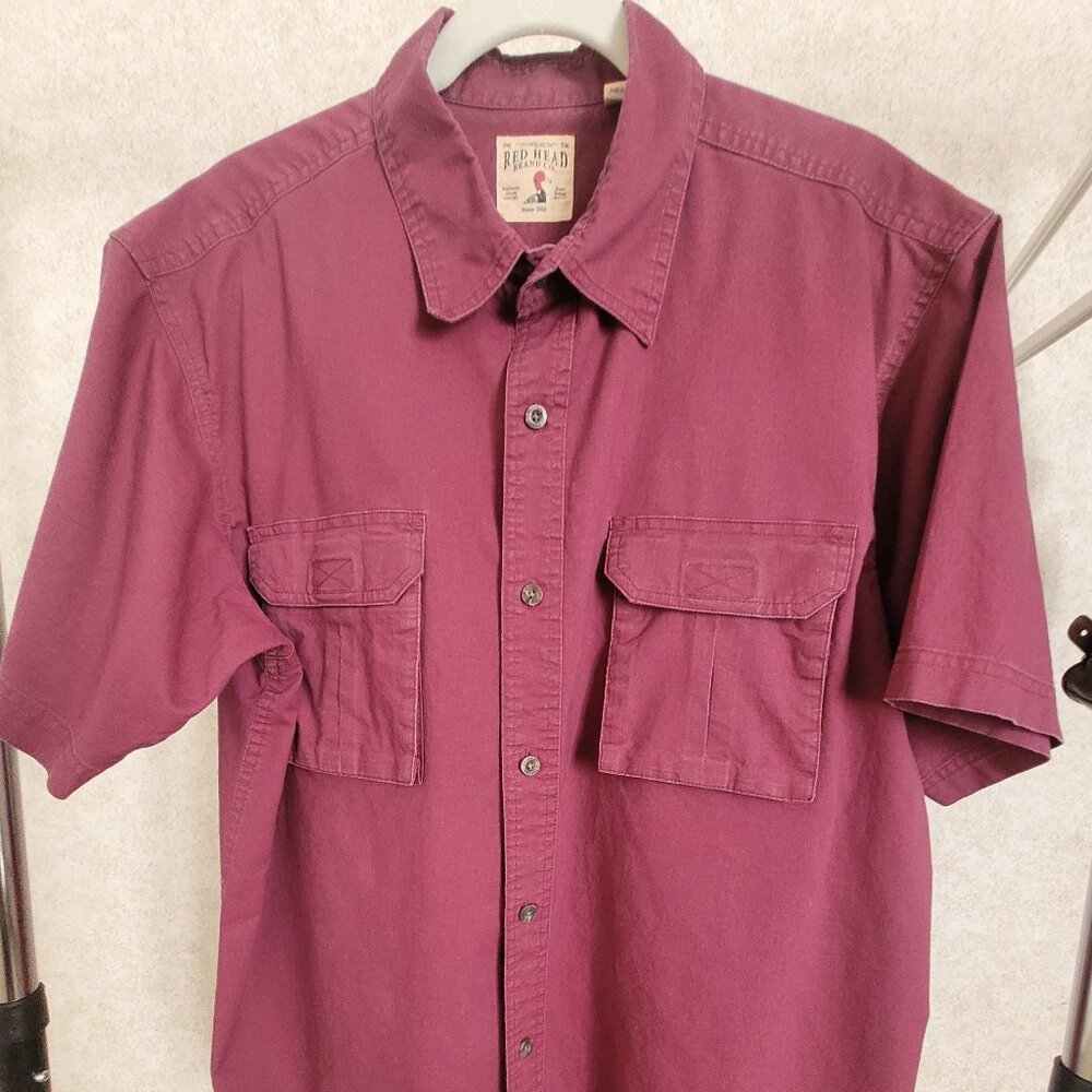 Red Head Brand Mans Short Sleeve Shirt Size XL